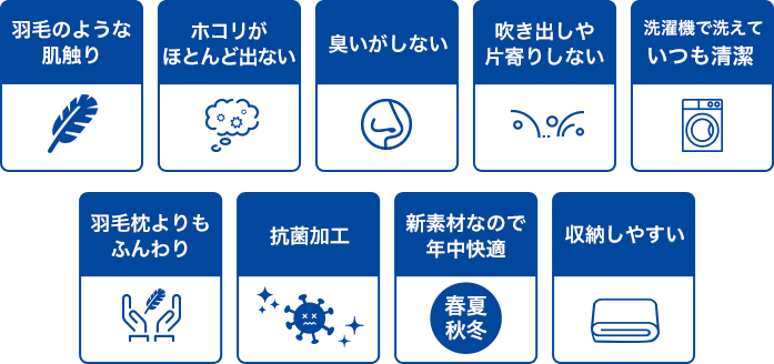 グースリーダウンボールの特徴